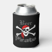 Das bin ich Piraten-Hintern! Funny Beer Pirate Dosenkühler (Kanne Vorderseite)
