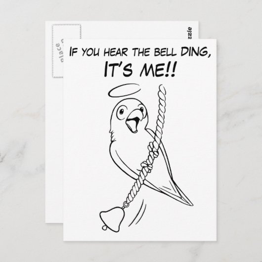 Das bin ich! postkarte (Vorne/Hinten)