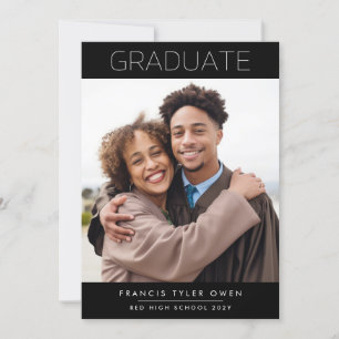 Das bin ich So Simple GRADUATE High School Foto Ankündigung