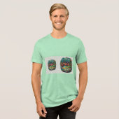 Das bin ich T-Shirt Tri-Blend Shirt (Vorderseite voll)