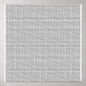 Das binäre Poster! Poster (Vorne)