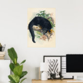 Das Binturong von Joseph Wolf Poster (Heimbüro)