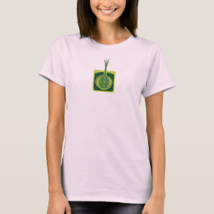 Das Bio angepasste T-Shirt der Frauen -- Front und