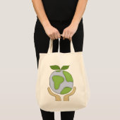 Das Bio Einkaufen Tasche-Gehen grüne Umwelt Tragetasche (Vorderseite (Produkt))