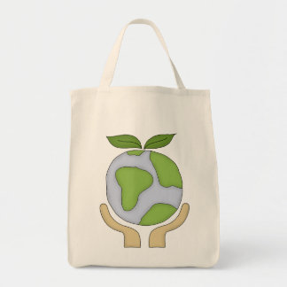 Das Bio Einkaufen Tasche-Gehen grüne Umwelt Tragetasche