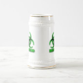 Das Biogefährdung-Bier Stein Bierglas (Mittel)