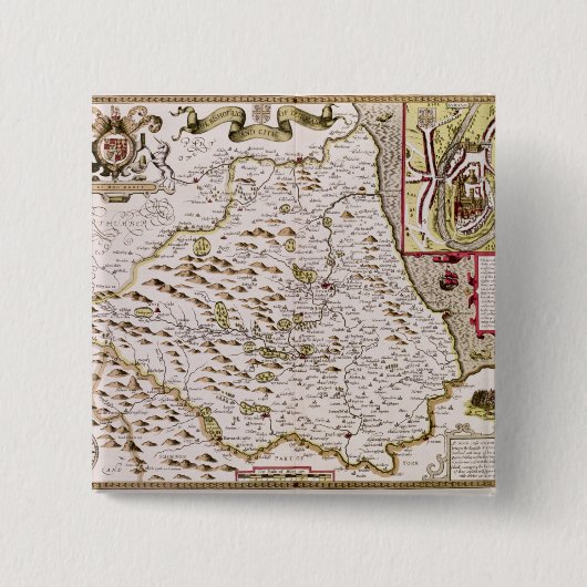 Das Bishoprick und die Stadt von Durham Button (Vorderseite)