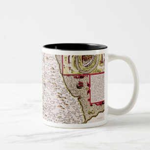 Das Bishoprick und die Stadt von Durham Zweifarbige Tasse