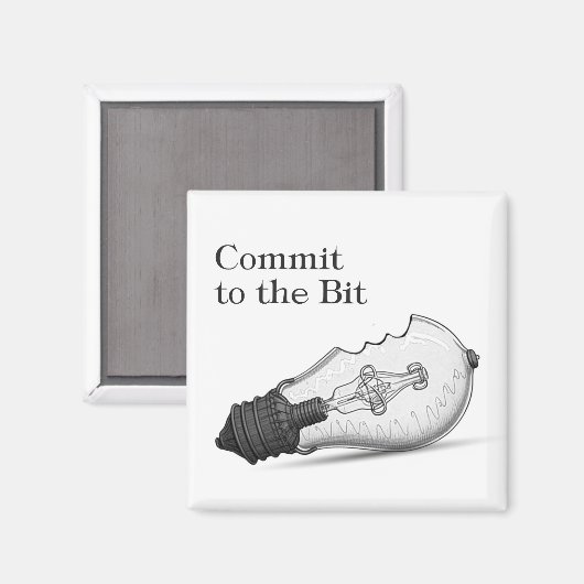 Das Bit Magnet (Vorderseite/Rückseite)