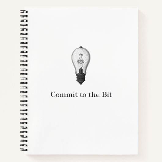 Das Bit-Notebook Notizblock (Vorderseite)