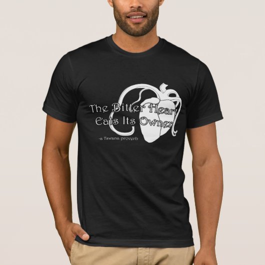 Das bittere Herz T-Shirt (Vorderseite)