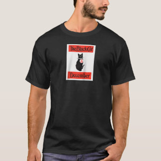 Das Black Cat Magazine deckt die gesamte Kiste mit T-Shirt