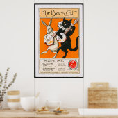 Das Black Cat Vintage Poster (Küche)