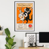 Das Black Cat Vintage Poster (Heimbüro)
