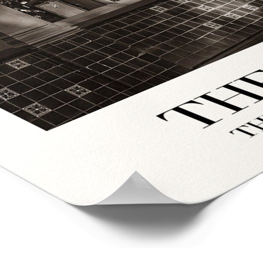 Das Black Dog Poster (Ecke)