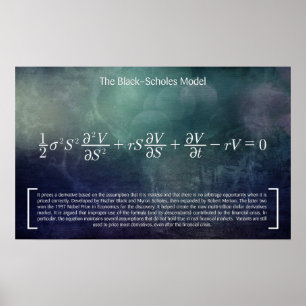 Das Black-Scholes-Modell - Mathe-Poster Poster