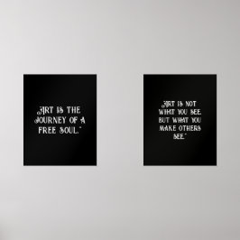 Das Black Wihite Poster inspiriert Zitate Bilderwand Sets