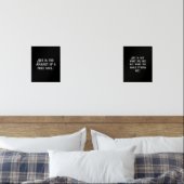 Das Black Wihite Poster inspiriert Zitate Bilderwand Sets (Schlafzimmer)
