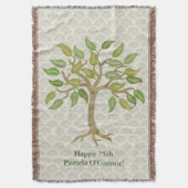 Das Blatt-Baum-Wurfs-Decke des Großvaters 26 Decke (Vorderseite Vertikal)