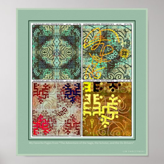 Das Blatt, der Gelehrte und das Ox Drivers Poster (Vorne)