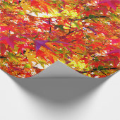 Das Blätter des Falles Geschenkpapier (Ecke)