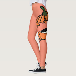 Das blaue Auge des spoky Pumpkins Leggings