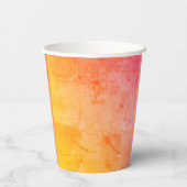 Das blaue Auge des spoky Pumpkins Pappbecher (Rückseite)