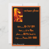 Das blaue Auge - Einladung (Rückseite)