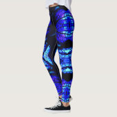 Das blaue Avatara-Glühen Leggings (Links)