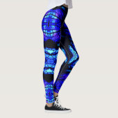 Das blaue Avatara-Glühen Leggings (Rechts)