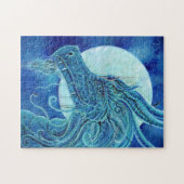 Das blaue Drachenpuzzle von Renee Puzzle (Horizontal)