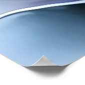 Das Blaue gab uneingerahmt Poster (Ecke)