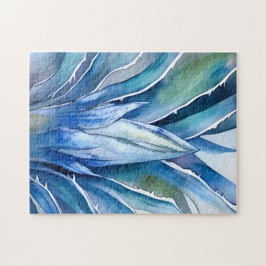 Das blaue Gewand Puzzle (Horizontal)