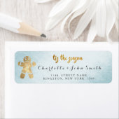 Das Blaue goldene Lebkuchen ist neu (Insitu)