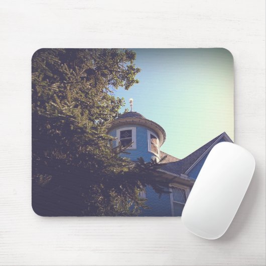 Das blaue Haus Mousepad (Mit Mouse)