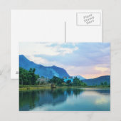 Das blaue Haus Postkarte (Vorne/Hinten)