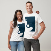 Das blaue Hintergrundbild. T-Shirt (Unisex)