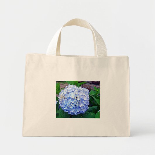 Das Blaue Hydrangea Mini Stoffbeutel (Vorne)