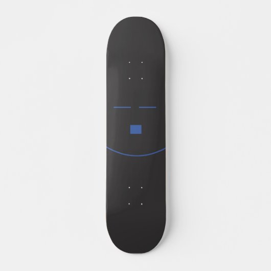 Das blaue Lächeln Skateboard (Vorne)