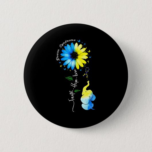 Das Blaue Liebe-Bewusstsein Button (Vorderseite)