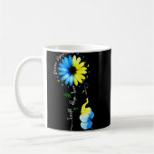 Das Blaue Liebe-Bewusstsein Kaffeetasse (Links)