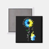 Das Blaue Liebe-Bewusstsein Magnet (Vorderseite/Rückseite)