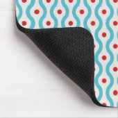 Das blaue Mod u. das Rot kreist Fallhaut des Mousepad (Ecke)