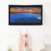 Das blaue Monster Banner (Insitu)