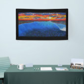 Das blaue Monster Banner (Messeveranstaltung)