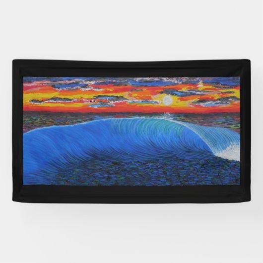 Das blaue Monster Banner (Horizontal)