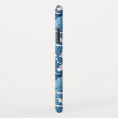 Das Blaue Muster der großen Welle Case-Mate iPhone Hülle (Hinten/Rechts)