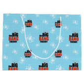 Das blaue Muster der Urknall-Theorie Große Geschenktüte (Rückseite)