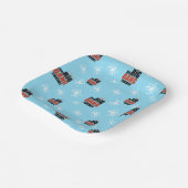 Das blaue Muster der Urknall-Theorie Pappteller