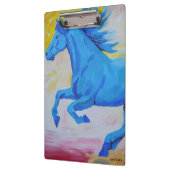 Das blaue Pferd Klemmbrett (Links)